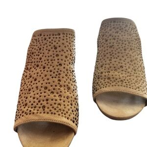 AK Sport Tan Wedge Sandals